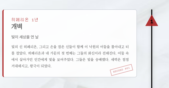 연표게시판을 씁시다