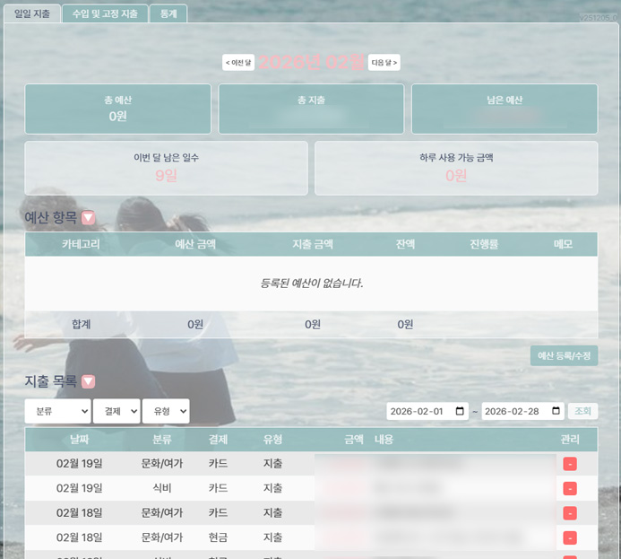가계부 스킨 후기가 없는 이유 : 다들 너무 잘 쓰고 있어서.