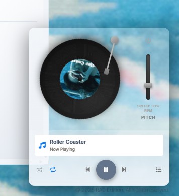 BGM 플레이어 스킨은 갠홈의 혁명이다.