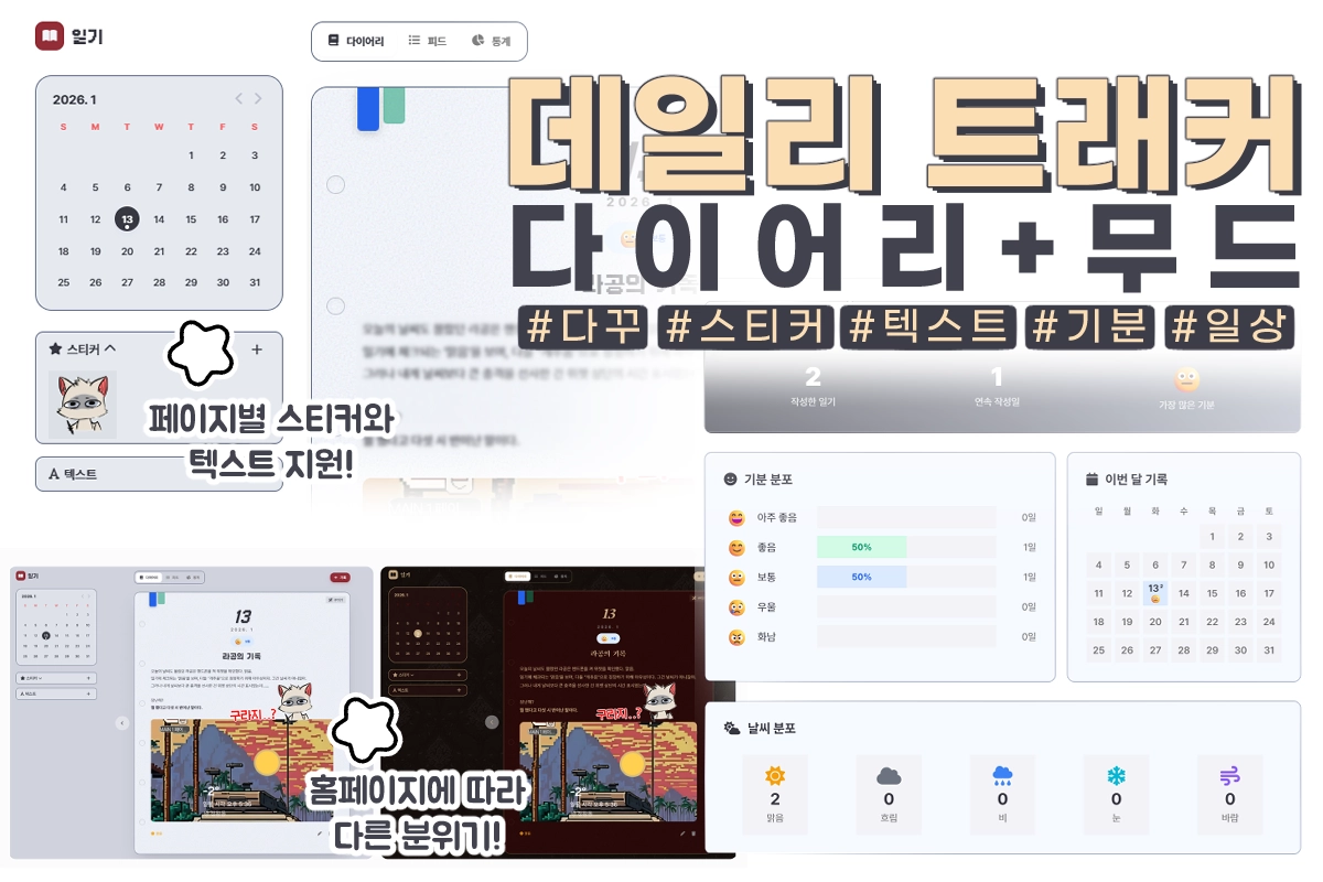 [라공에디션] 데일리 트래커 스킨